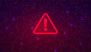 Error message surrounded by code 